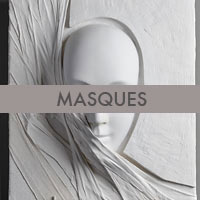 Bouton masques Chantal Rouge